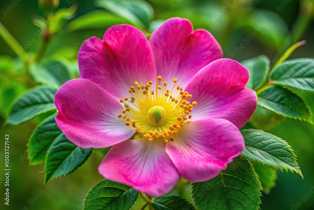 nature, vibrant, stock photo, plant,wild rose, spontaneous, natural beauty, petals, close-up, A close up photo of a vibrant wild rose with rugose petals showcasing its natural beauty nature, vibrant, stock photo, plant,wild rose, spontaneous, natural beauty, petals, close-up, A close up photo of a vibrant wild rose with rugose petals showcasing its natural beauty