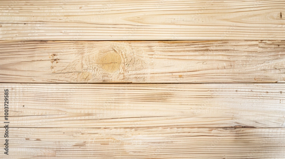 Naklejka premium Light Natural Wood Surface Background Texture