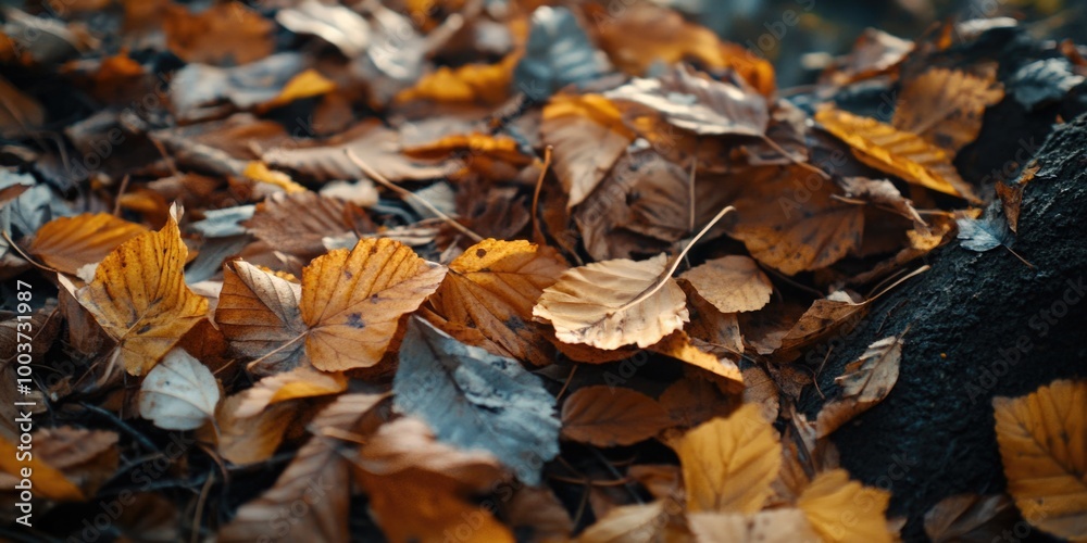 Autumn Leaves Blurred Focus Autumn Leaves Blurred Focus