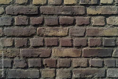 Textured Brick Wall with Mortar Lines for Architectural and Design Projects