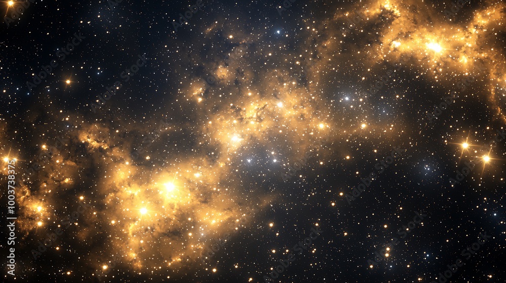 Fototapeta premium Celestial Artistic Interpretation of the Stars