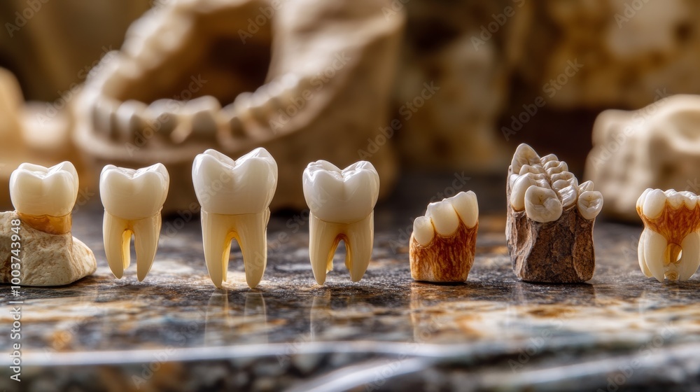 A high-resolution real-life image showcasing the different shapes and ...