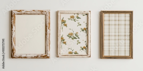 Three decorative picture fr...