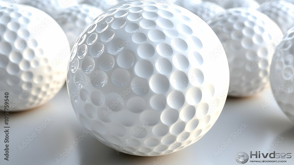 Golf Balls Close Up: A Detailed Look at the Dimples Golf Balls Close Up: A Detailed Look at the Dimples