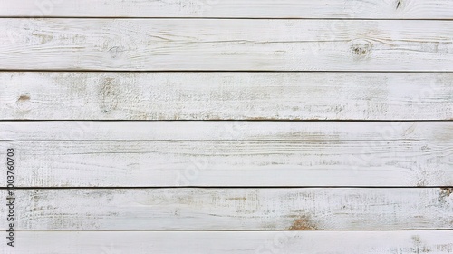 White Wooden Plank Texture Background for Design