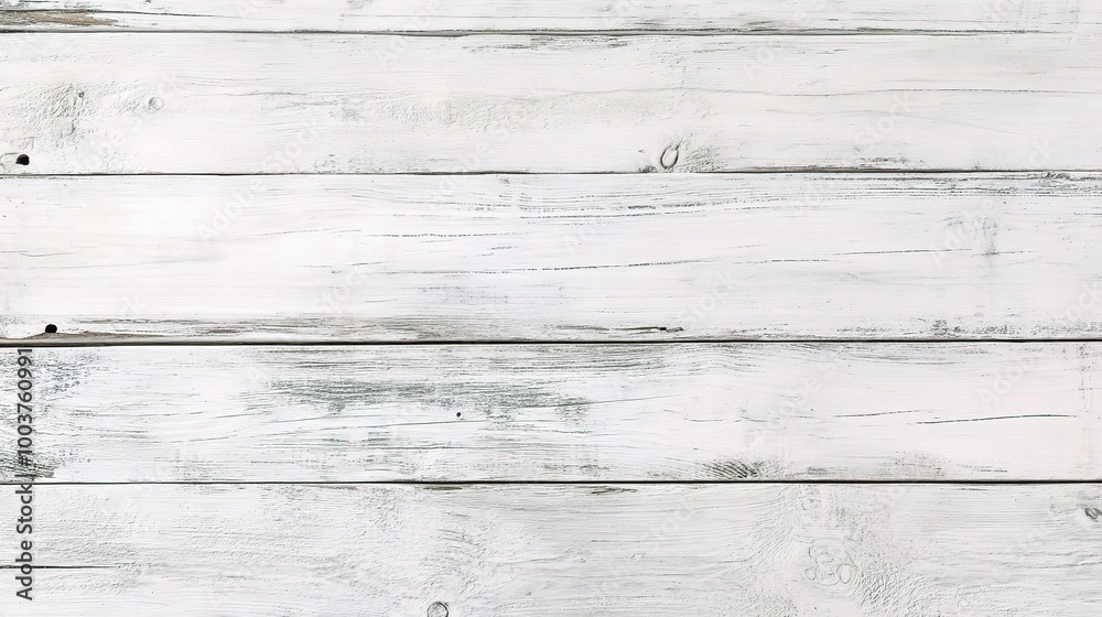 Naklejka premium White Wooden Plank Background for Design Projects