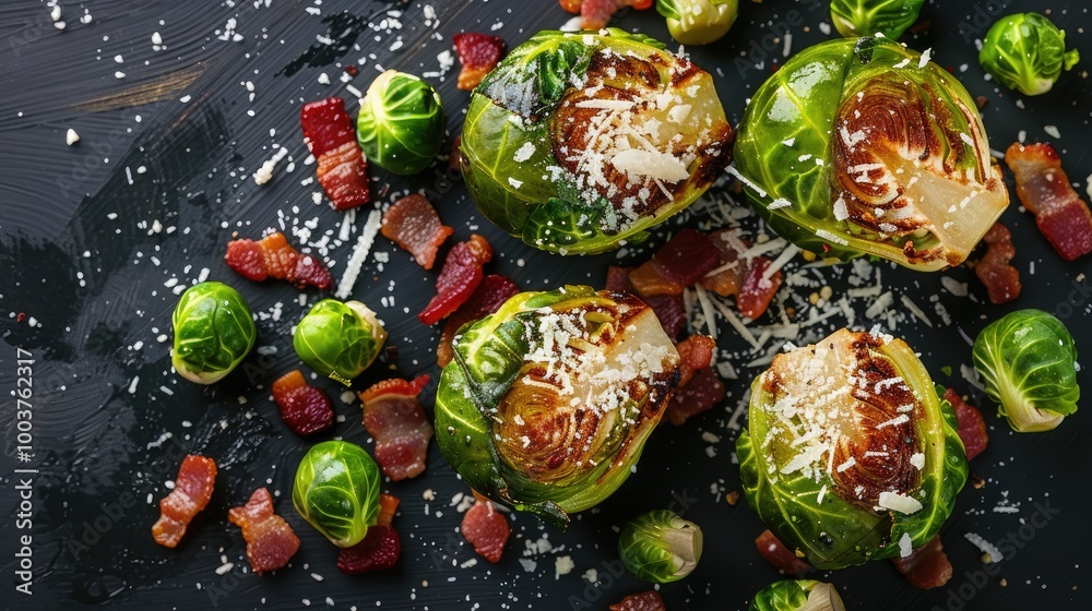 brussels sprout with bacon and parmesan cheese brussels sprout with bacon and parmesan cheese