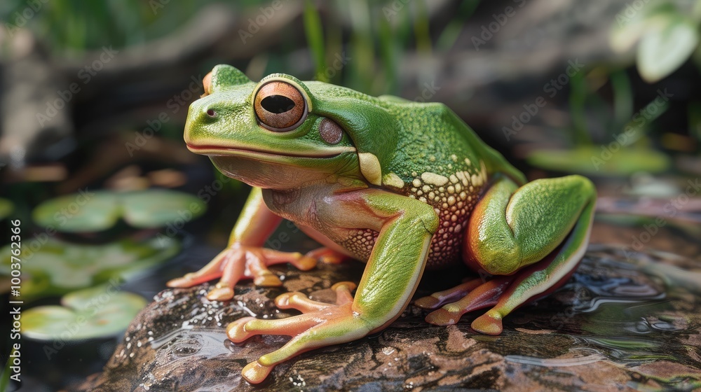 Moltrecht s Green Tree Frog Rhacophorus moltrechti Moltrecht s Green Tree Frog Rhacophorus moltrechti