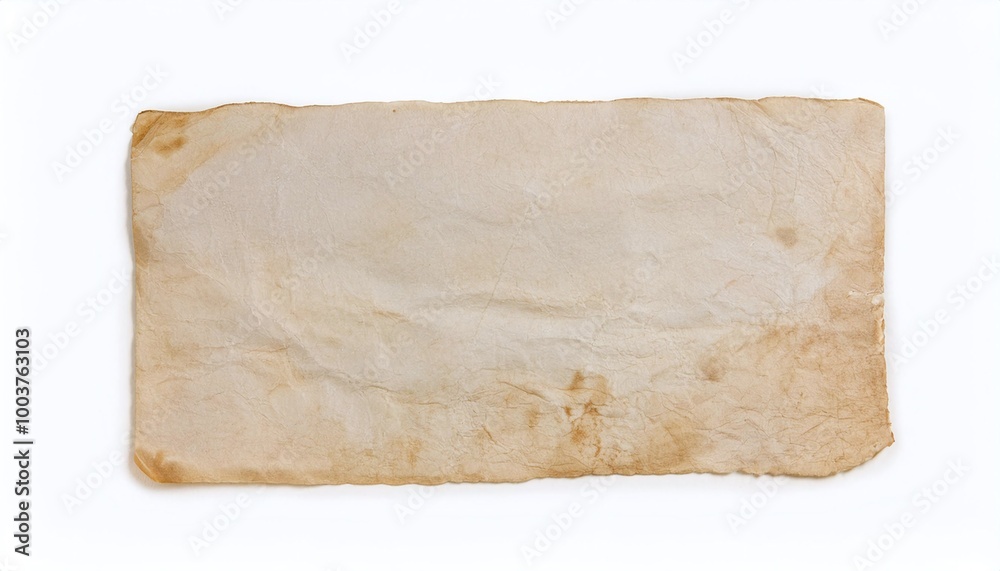 Retro Paper Isolated on White Background Retro Paper Isolated on White Background