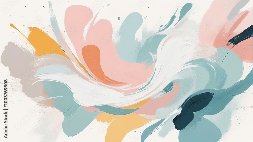 Abstract painting white colors and brush stroke backround Abstract painting white colors and brush stroke backround
