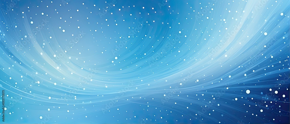 Obraz premium Abstract Blue Sky with White Dots