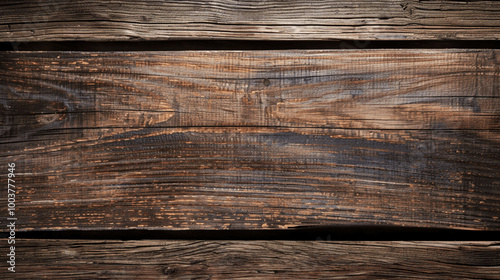 Rustic weathered wooden planks with natural grain and texture