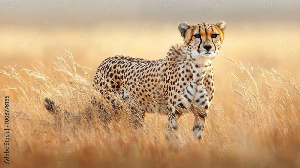 beautiful shot of a cheetah running on a field beautiful shot of a cheetah running on a field