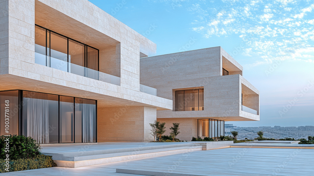 Modern and minimalist home exterior design Modern and minimalist home exterior design
