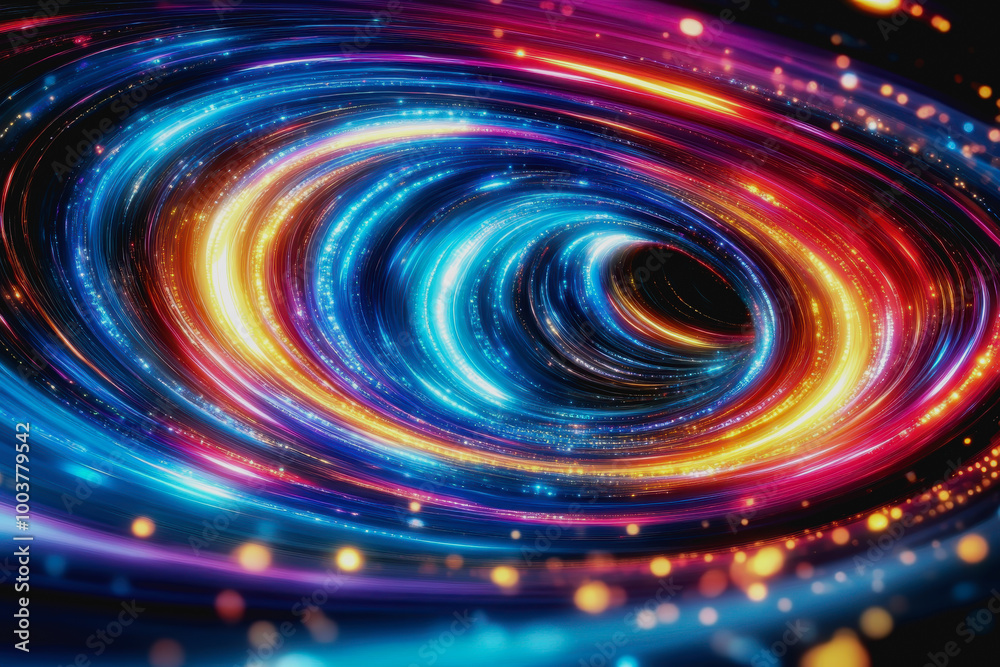 Futuristic neon waves and glowing particles in a surreal, cosmic dreamscape of digital energy Futuristic neon waves and glowing particles in a surreal, cosmic dreamscape of digital energy