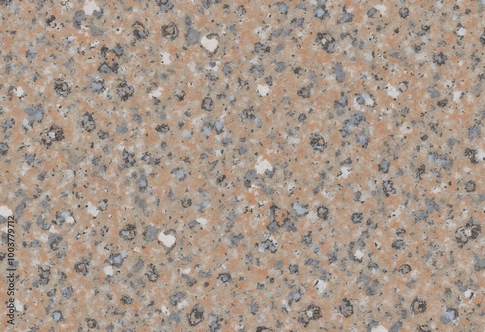 Speckled granite surface with various mineral inclusions for countertops and flooring Speckled granite surface with various mineral inclusions for countertops and flooring
