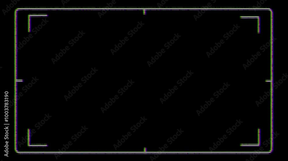 Introduction Frame Video Abstract motion graphic element of Video Camera Frame Viewfinder ...