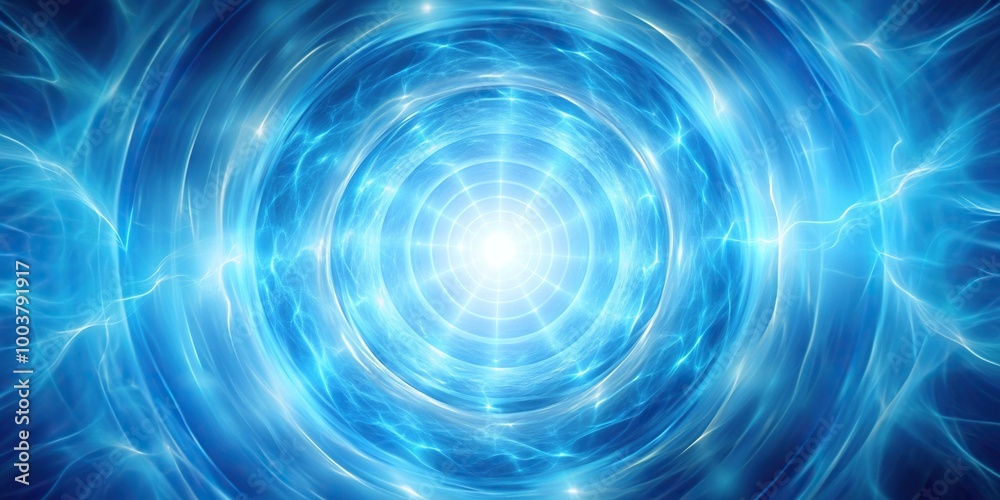 Light blue energy wallpapre with atmospheric background from worm's eye view