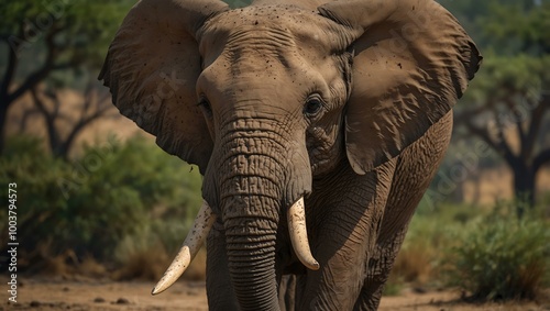 African elephant (Loxodonta africana).