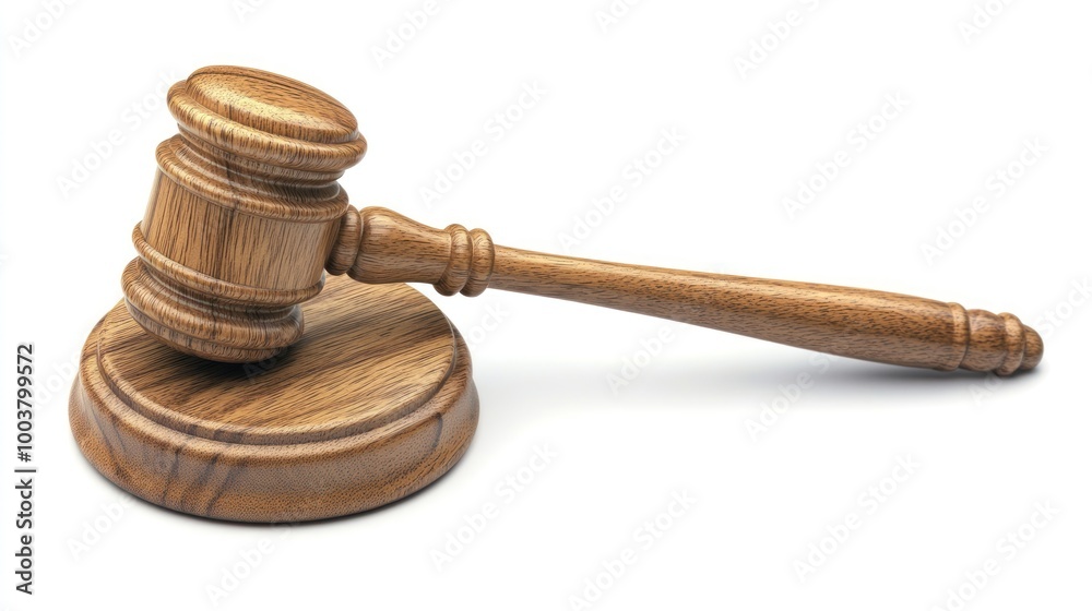 A wooden gavel resting on its base, symbolizing authority and justice in legal contexts. A wooden gavel resting on its base, symbolizing authority and justice in legal contexts.