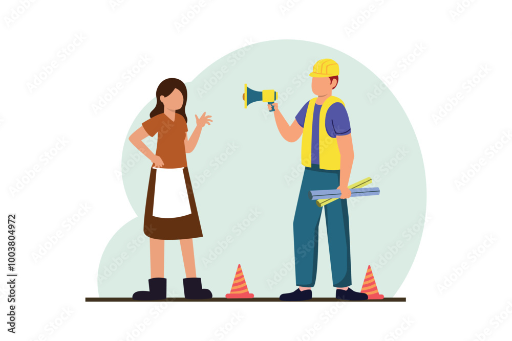 Labour Day Flat Design Illustration Labour Day Flat Design Illustration