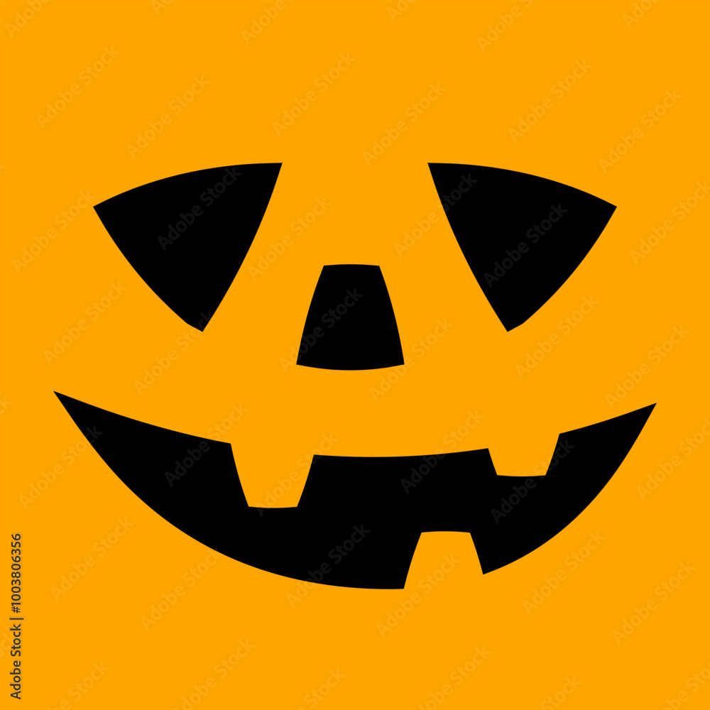 Pumpkin face, Jack-O-Laterne, Happy Halloween