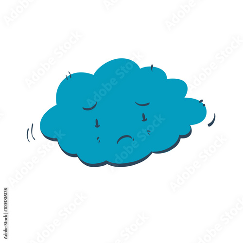 lonely cloud illustration