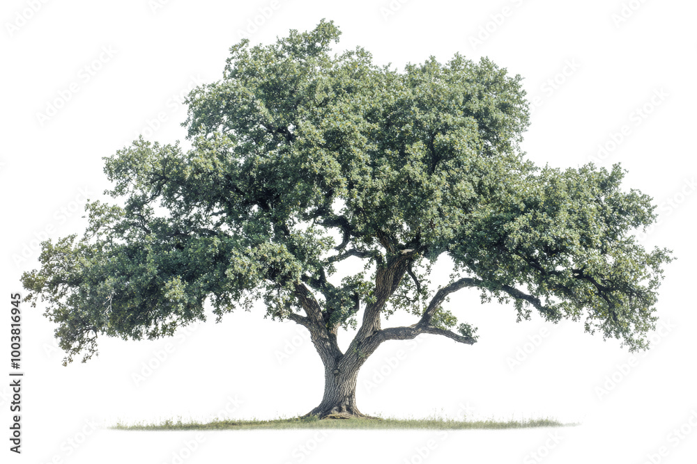 custom made wallpaper toronto digitalLarge oak tree , detailed bark and leaves ,Isolated on transparent background