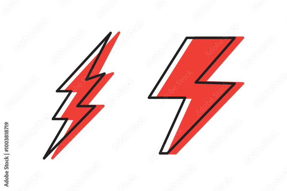 Flash icon. Lightning symbol modern, simple, vector, icon for website design, mobile app, ui. Vector Illustration