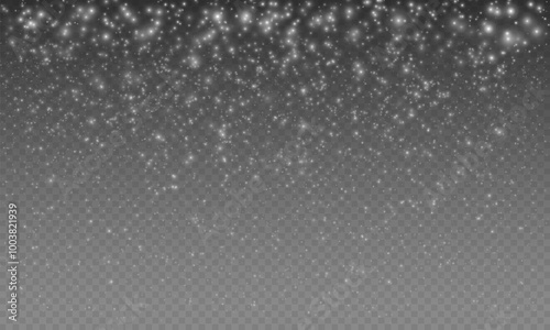 Light effects on Christmas background. Gold Dust PNG. Christmas and sparkling overlay texture for your design.