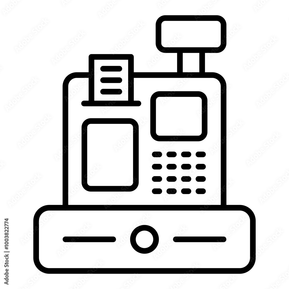 Cashier Machine Icon Cashier Machine Icon