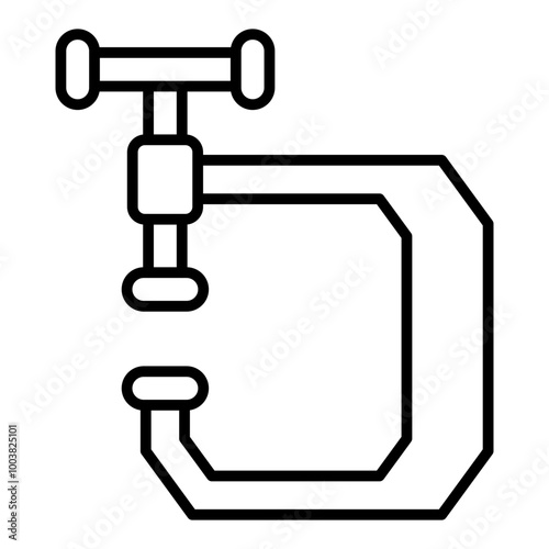 C Clamp Icon