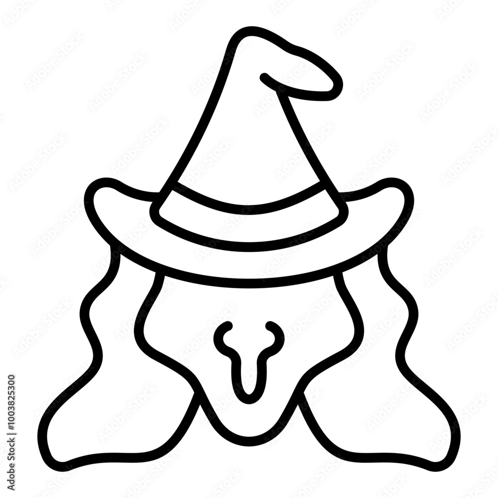 Obraz premium Witch Hat Icon