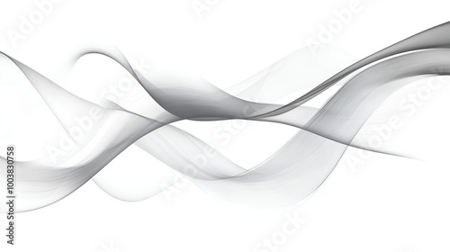 White abstract liquid wavy background  Fluttering white scarf. Waving on wind white fabric Light soft wave Abstract gray color wave design element. Gray wave. Gray smoke wavy lines is beautifull wave 