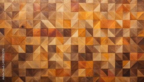 Wood marquetry wall parquet, abstract pattern background