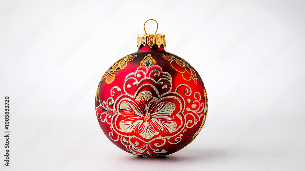 Christmas ball with colorful patterns Christmas ball with colorful patterns