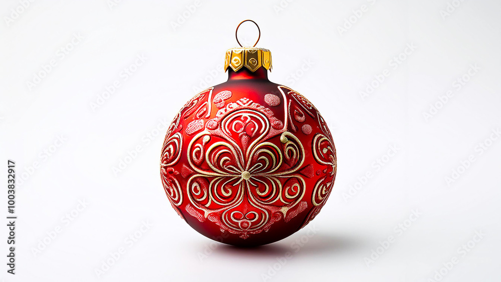 Christmas ball with colorful patterns Christmas ball with colorful patterns