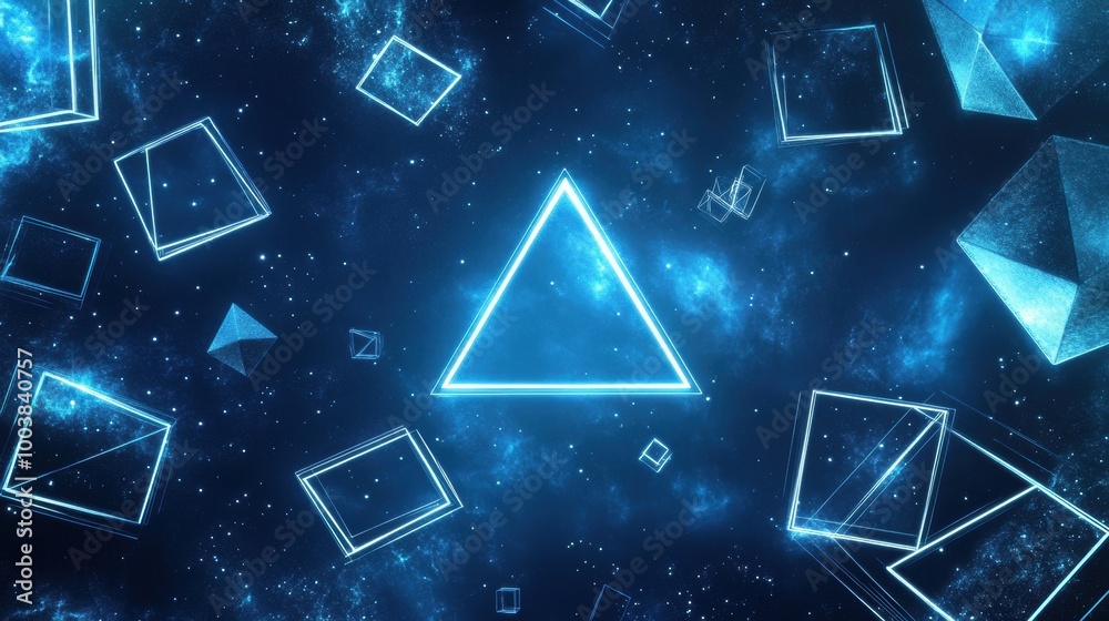 Abstract blue background with stars and glowing light, digital space design with energy and technology elements, creating a cosmic and futuristic atmosphere Abstract blue background with stars and glowing light, digital space design with energy and technology elements, creating a cosmic and futuristic atmosphere