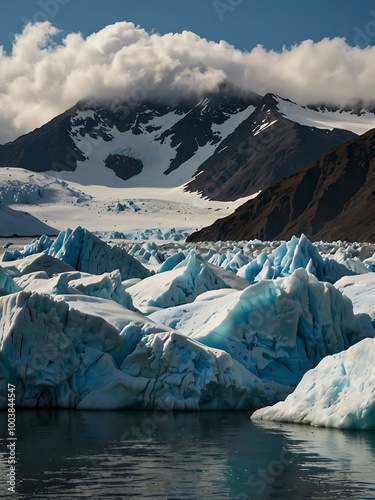 Glaciers in Laguna San Rafael. photo