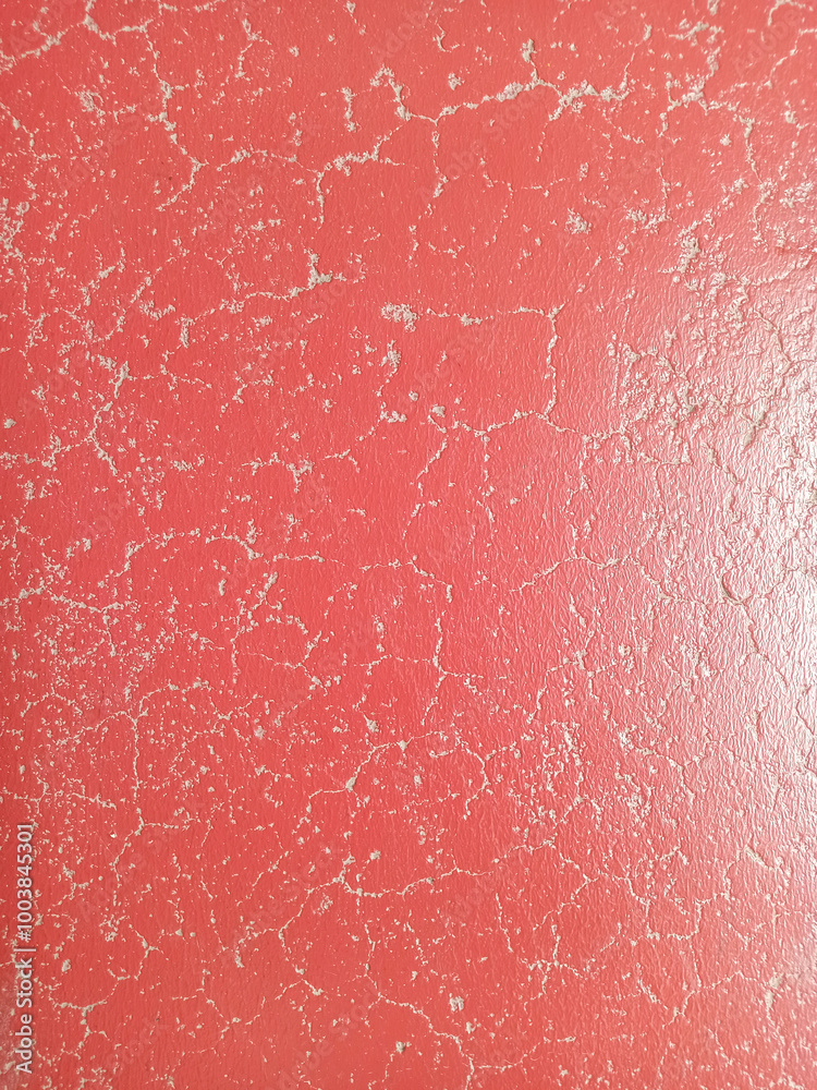 Fototapeta premium Grunge red wall texture. Background and texture for design.