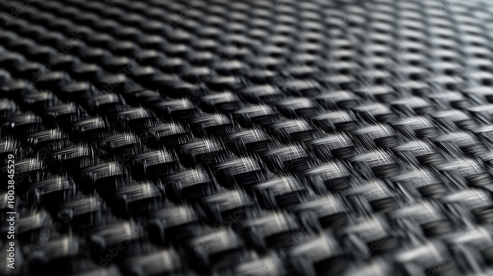 A black woven pattern. The image has a moody and mysterious feel to it A black woven pattern. The image has a moody and mysterious feel to it