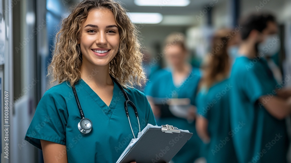 Group of doctors and nurses organizing medical supplies in a well-equipped healthcare facility demonstrating readiness and efficiency Large space for text in center Stock Photo with copy space Group of doctors and nurses organizing medical supplies in a well-equipped healthcare facility demonstrating readiness and efficiency Large space for text in center Stock Photo with copy space