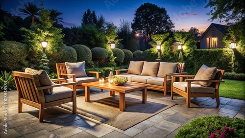 Elevate your outdoor experience with our exquisite hardwood garden furniture set, ideal for relaxation and