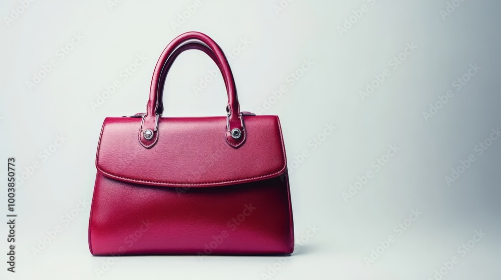 Elegant Handbag Design on a White Background