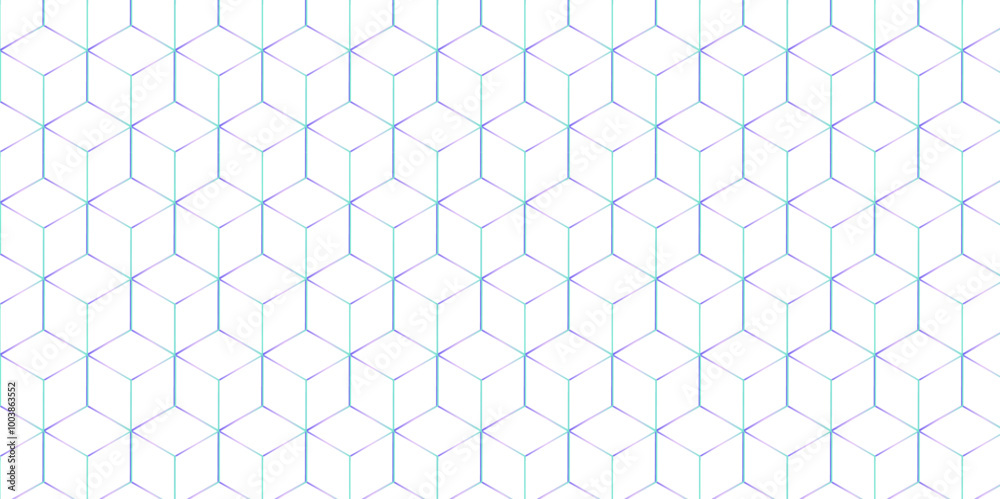 Fototapeta premium Abstract geometric style minimal blank cubic. Geometric pattern illustration mosaic, square and triangle wallpaper. seamless triangles shape mosaic backdrop art texture vector grid.