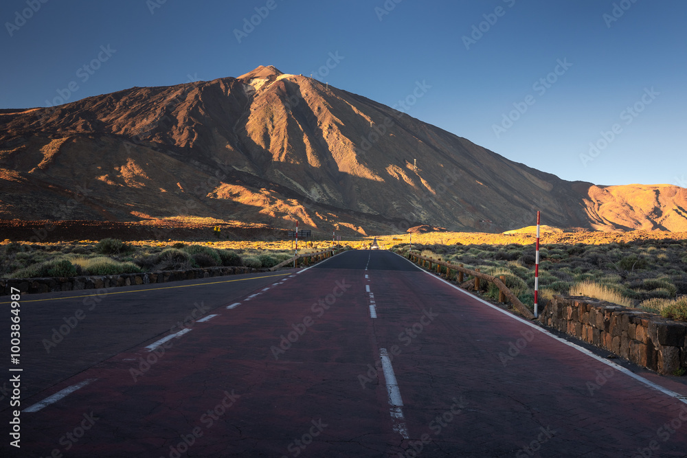 La Ruleta Vista Point with a spectacular views of Teide volcano. This is easy access place to see this mountain.