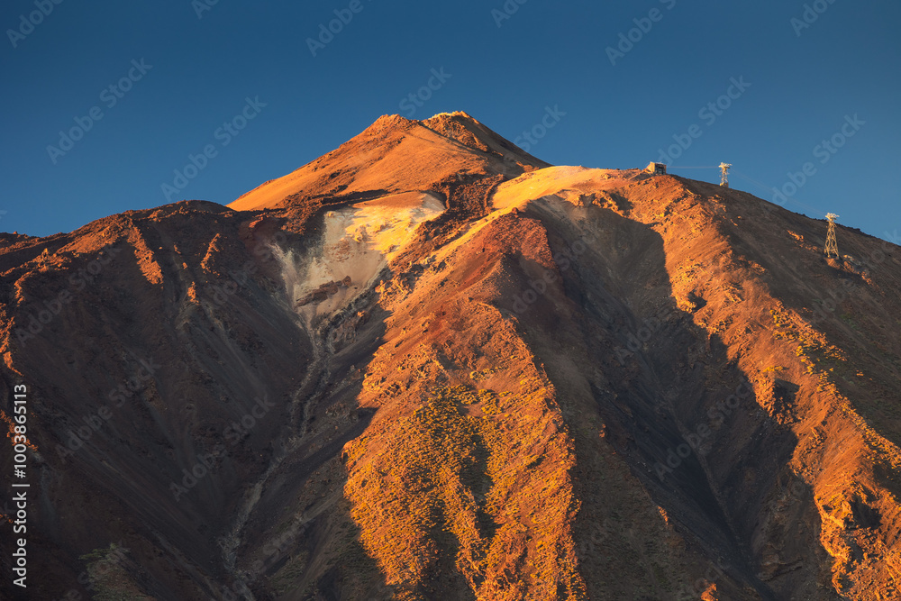 La Ruleta Vista Point with a spectacular views of Teide volcano. This is easy access place to see this mountain.