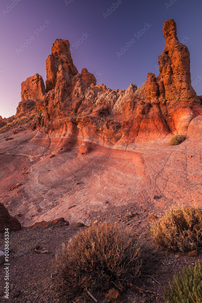 La Ruleta Vista Point with a spectacular views of Teide volcano. This is easy access place to see this mountain.