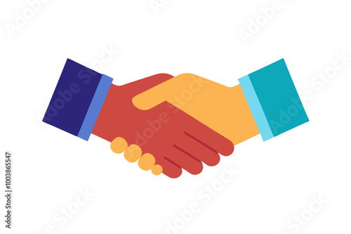 handshake vector illustration