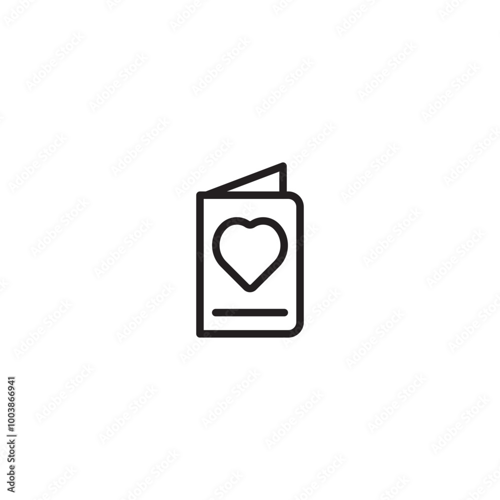 Christmas note book icon. Christmas gift love icon. Editable icon. Christmas note book icon. Christmas gift love icon. Editable icon.
